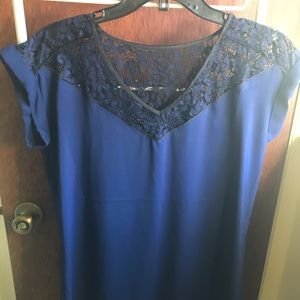3/$18 Express Women’s Short Sleeve Top Lace Shirt